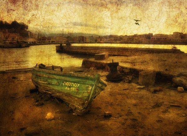 Photograph Afroditi Mavroeidi Loulou Boat on One Eyeland